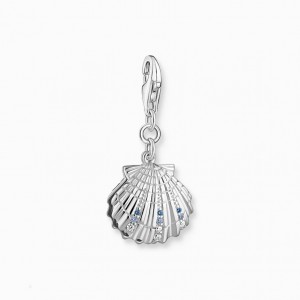 Thomas Sabo Charm Pendant Shell Silver Prívesky Damske Strieborne | SK-64LCUHDVA