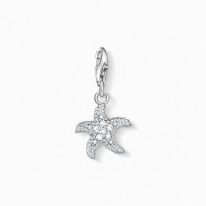 Thomas Sabo Charm Pendant Starfish Prívesky Damske Strieborne | SK-67PSAWXED