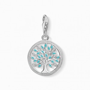 Thomas Sabo Charm Pendant Tree Of Love Prívesky Damske Strieborne | SK-74PJICLFT