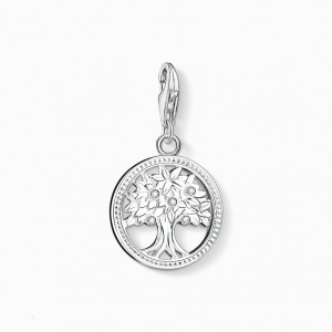 Thomas Sabo Charm Pendant Tree Prívesky Damske Strieborne | SK-75LUIMGCF