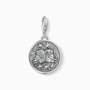 Thomas Sabo Charm Pendant Zodiac Sign Gemini Prívesky Damske Strieborne | SK-06SCEADLB