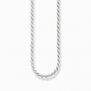 Thomas Sabo Cord Chain Nahrdelnik Damske Strieborne | SK-16REIHBQX