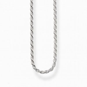 Thomas Sabo Cord Chain Nahrdelnik Damske Strieborne | SK-59ULMTEPQ