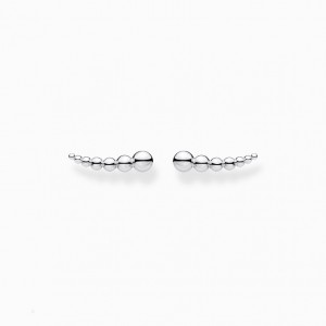Thomas Sabo Ear Climber Dots Silver Puzetove Nausnice Damske Strieborne | SK-25FNOWRZB