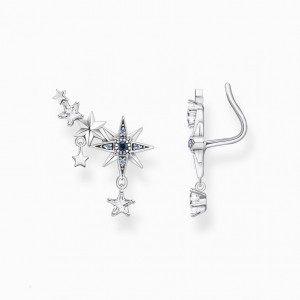 Thomas Sabo Ear Climber Royalty Stars Silver Puzetove Nausnice Damske Strieborne | SK-46VCTIPQY