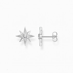 Thomas Sabo Ear Studs Star Silver Puzetove Nausnice Damske Strieborne | SK-79BDMLGTZ