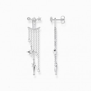 Thomas Sabo Earrings Stars Silver Nausnice Damske Strieborne | SK-05XCJGPSN