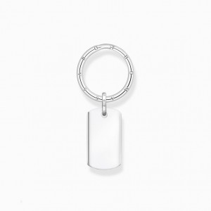 Thomas Sabo Key Ring Tag Silver Krúžky na kľúče Damske Strieborne | SK-79YISKMHT