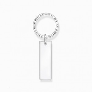 Thomas Sabo Key Ring Tag Silver Krúžky na kľúče Damske Strieborne | SK-14IHMUXKG