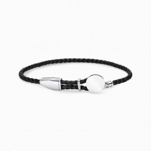 Thomas Sabo Kozene Remienkove Disc Naramok Panske Strieborne | SK-78DJNRQWM
