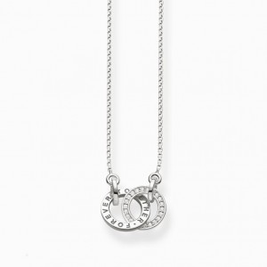 Thomas Sabo Necklace Forever Together Small Silver Nahrdelnik Damske Strieborne | SK-28XEDUIHB