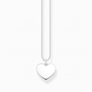 Thomas Sabo Necklace Heart Silver Nahrdelnik Damske Strieborne | SK-72YBXOAFL