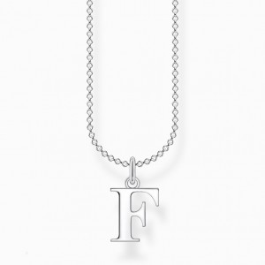 Thomas Sabo Necklace Letter F Nahrdelnik Damske Strieborne | SK-29MYVBXIE