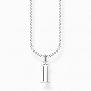 Thomas Sabo Necklace Letter I Nahrdelnik Damske Strieborne | SK-42ESKICTD