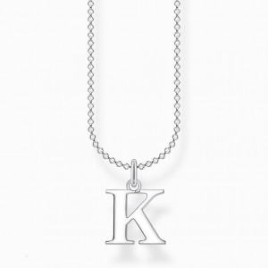 Thomas Sabo Necklace Letter K Nahrdelnik Damske Strieborne | SK-29JKXHONZ