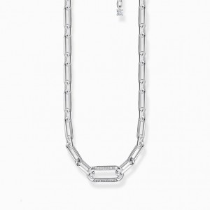 Thomas Sabo Necklace Links Silver Nahrdelnik Damske Strieborne | SK-16ZCHDLQF