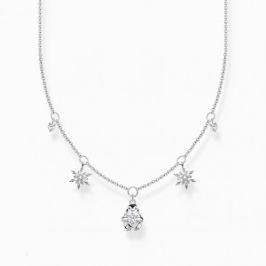 Thomas Sabo Necklace Penguin And Snowflakes Silver Nahrdelnik Damske Strieborne | SK-82HWGUQNB