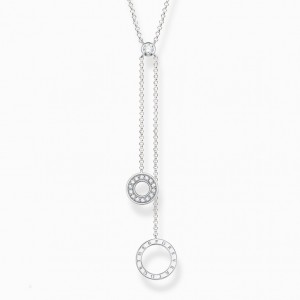 Thomas Sabo Necklace Together Forever Nahrdelnik Damske Strieborne | SK-35HFIQMNA