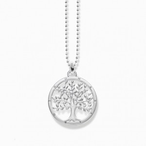 Thomas Sabo Necklace Tree Of Love Nahrdelnik Damske Strieborne | SK-04DQFTGLA