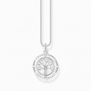 Thomas Sabo Necklace Tree Of Love Silver Nahrdelnik Damske Strieborne | SK-83HFEXVCK
