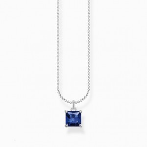 Thomas Sabo Necklace With Blue Stone Silver Nahrdelnik Damske Strieborne | SK-40XLPGAYC