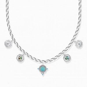 Thomas Sabo Necklace With Disc Silver Nahrdelnik Damske Strieborne | SK-82RSQOWFJ