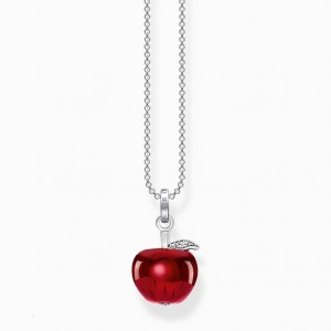 Thomas Sabo Necklace With Red Apple Silver Nahrdelnik Damske Strieborne | SK-78AWQLXYK