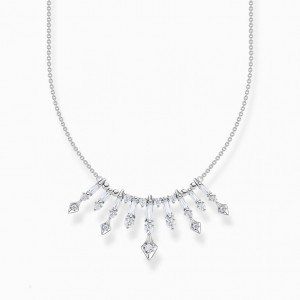 Thomas Sabo Necklace With Zimná Sun Rays Silver Nahrdelnik Damske Strieborne | SK-15UDSQLFV