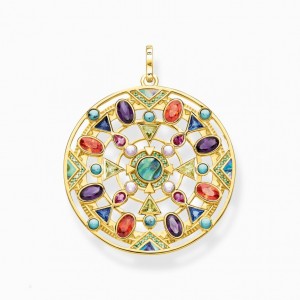 Thomas Sabo Pendant Amulet Prívesky Damske Žlté Zlate Strieborne | SK-65ZFNGQOW