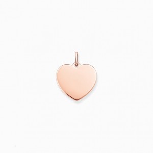 Thomas Sabo Pendant Heart Large Rose Gold Prívesky Damske Ruzove Zlate Strieborne | SK-53OSACGZE