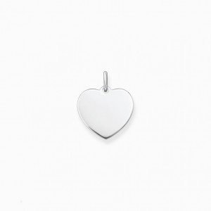 Thomas Sabo Pendant Heart Large Silver Prívesky Damske Strieborne | SK-94PSAMLJU