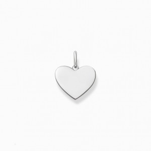 Thomas Sabo Pendant Heart Small Silver Prívesky Damske Strieborne | SK-02PRFLWXG
