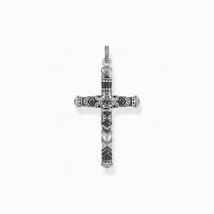 Thomas Sabo Pendant Maori Cross Small Prívesky Damske Strieborne | SK-53ZKWQBTV