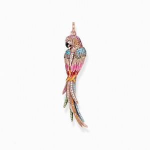 Thomas Sabo Pendant Parrot Pink Prívesky Damske Ruzove Zlate Strieborne | SK-84WHGQDUK