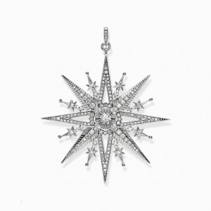 Thomas Sabo Pendant Royalty Star Silver Prívesky Damske Strieborne | SK-31YPZWXDO