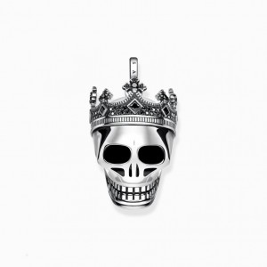 Thomas Sabo Pendant Skull Crown Prívesky Damske Strieborne | SK-98JOUWSQY