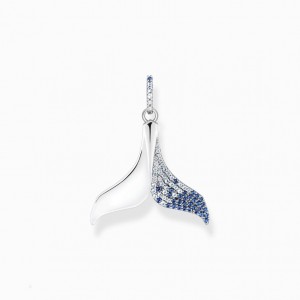 Thomas Sabo Pendant Tail Fin With Blue Stones Prívesky Damske Strieborne | SK-90RNJKFPW