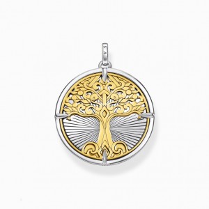 Thomas Sabo Pendant Tree Of Love Gold Prívesky Panske Žlté Zlate Strieborne | SK-98MTCPHBO