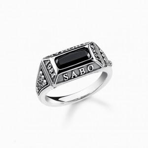 Thomas Sabo Ring College Ring Prstene Damske Strieborne | SK-49ELRKFDQ