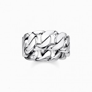 Thomas Sabo Ring Links Silver Prstene Panske Strieborne | SK-97EYRZBVP