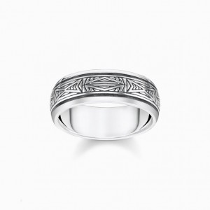 Thomas Sabo Ring Ornaments, Silver Prstene Panske Strieborne | SK-23CPERYXT