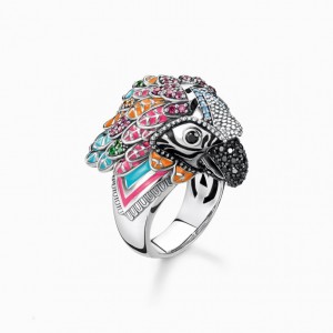 Thomas Sabo Ring Parrot Prstene Damske Strieborne | SK-49STKCRYU