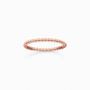 Thomas Sabo Ring Prstene Damske Ruzove Zlate Strieborne | SK-87ZYDCEQI