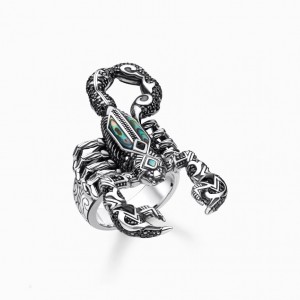 Thomas Sabo Ring Scorpion Prstene Damske Strieborne | SK-34FHEZMYW
