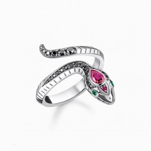 Thomas Sabo Ring Snake Silver Prstene Damske Strieborne | SK-30KPJOYBL