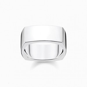 Thomas Sabo Ring Square Silver Prstene Panske Strieborne | SK-31JEXORCP