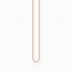 Thomas Sabo Rose-Gold Plated Fine Anchor Chain Nahrdelnik Damske Ruzove Zlate Strieborne | SK-50PBUHVYZ
