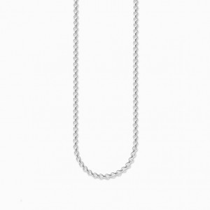 Thomas Sabo Round Belcher Chain Nahrdelnik Damske Strieborne | SK-19MPNBHRU