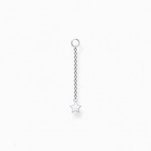 Thomas Sabo Single Ear Pendant Star Silver Visiace Nausnice Damske Strieborne | SK-41RZYNVXB