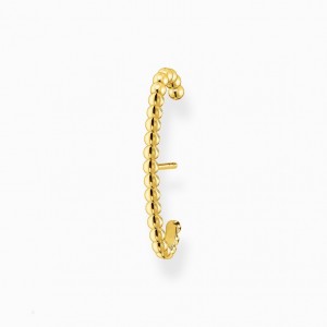 Thomas Sabo Single Ear Stud Dots Gold Puzetove Nausnice Damske Žlté Zlate Strieborne | SK-15RHDAEMW